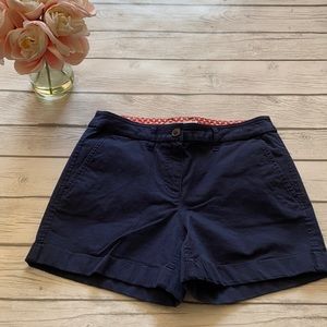 Boden Navy Blue Chino Shorts Size 4